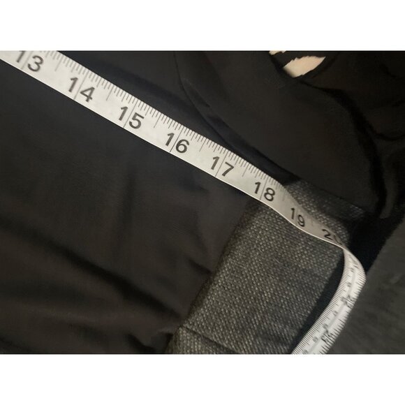 Slinky Black 3/4 Sleeve Zebra Stripe Detailed Open Loose Fitting Cardigan Sz XS - Picture 8 of 10